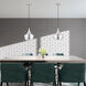 Allison 1 Light 10 inch Brushed Aluminum Mini Pendant Ceiling Light