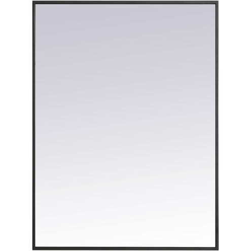 Monet 36 X 27 inch Black Wall Mirror
