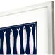 Animals Collection Blue Framed Art