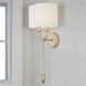 Claire 2 Light 11.25 inch Brushed Champagne Sconce Wall Light