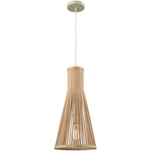 Pleasant Fields 1 Light 10 inch Russet Beige Mini Pendant Ceiling Light