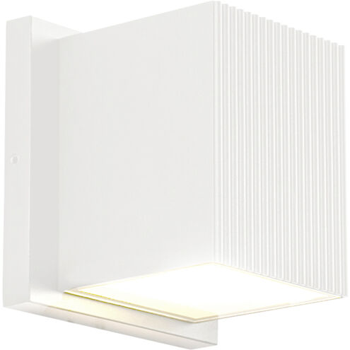 Mavis LED 4 inch White Exterior Wall Sconce