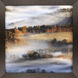 Landscapes Brown and Orange and Rust and White Framed Art
