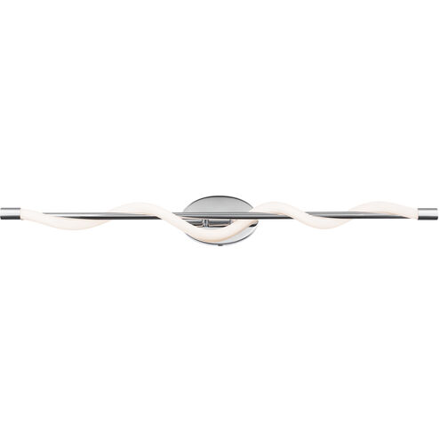 Jasmine LED 37 inch Chrome Bath Vanity & Wall Light, dweLED