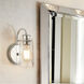 Braelyn 1 Light 5 inch Chrome Wall Bracket Wall Light