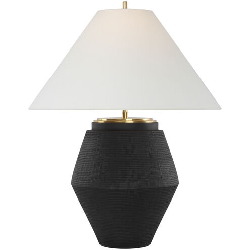 Thomas O'Brien Aten 27.5 inch 15 watt Shadow Black Table Lamp Portable Light