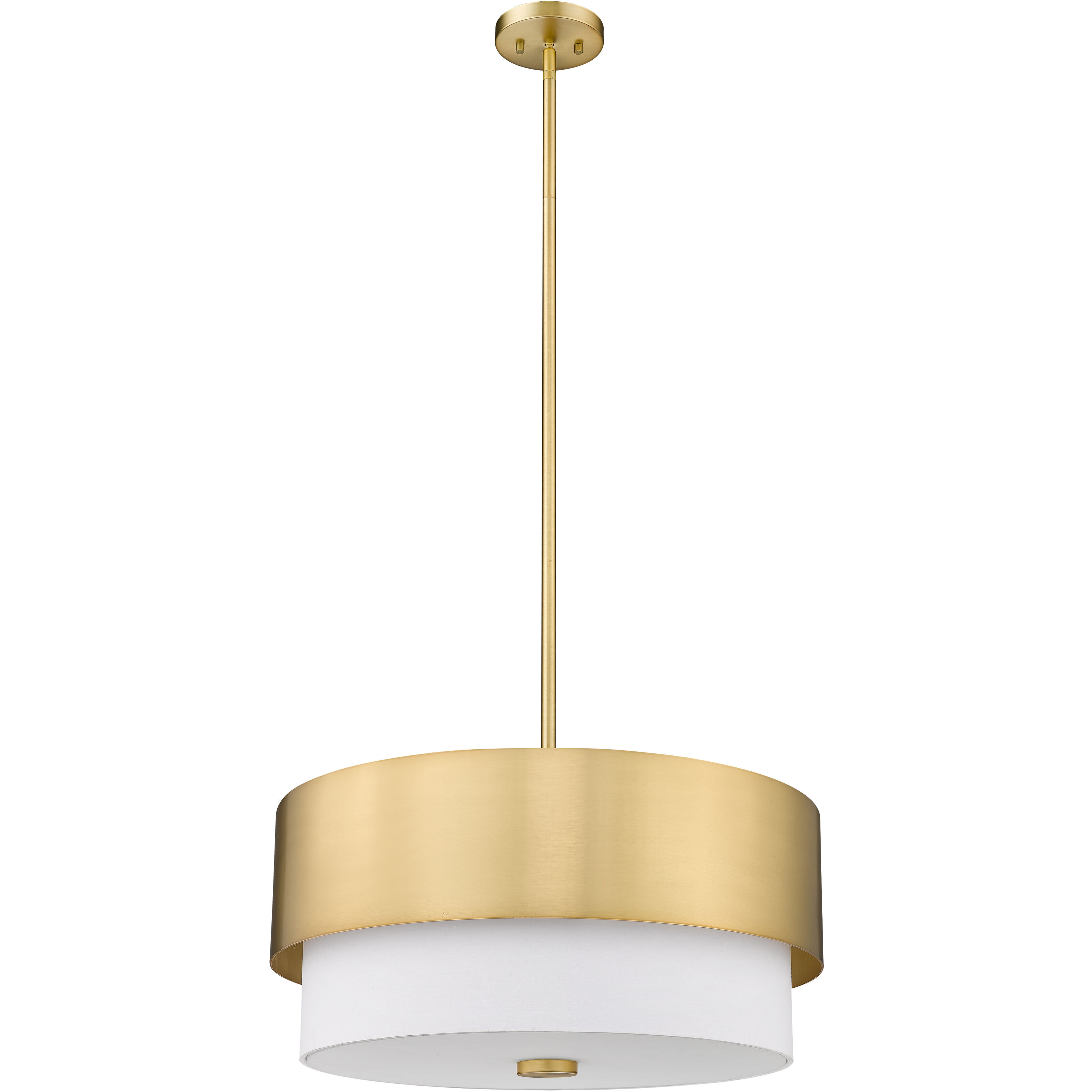 Counterpoint 3 Light 18 inch Modern Gold Pendant Ceiling Light