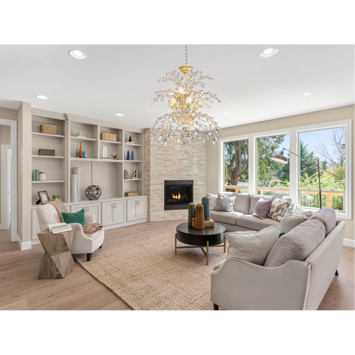 24 inch crystal chandelier online