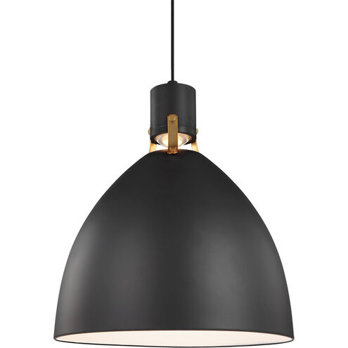 Sean Lavin Brynne LED 16.5 inch Matte Black Pendant Ceiling Light
