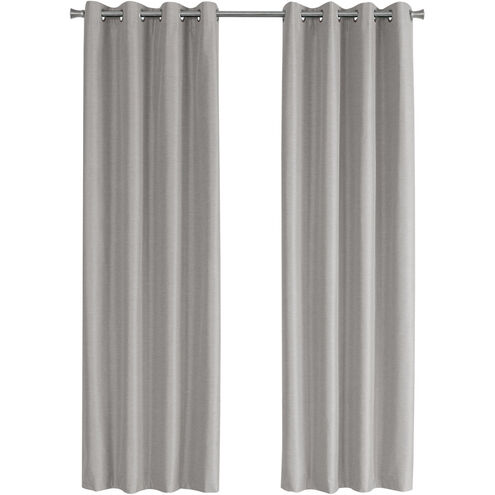 Swatara Silver Curtain Panel, 2-Piece Set