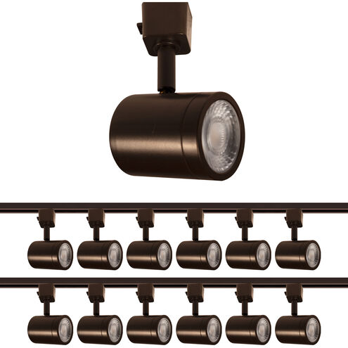 Charge 1 Light 120 Dark Bronze Track Head Ceiling Light in H Track