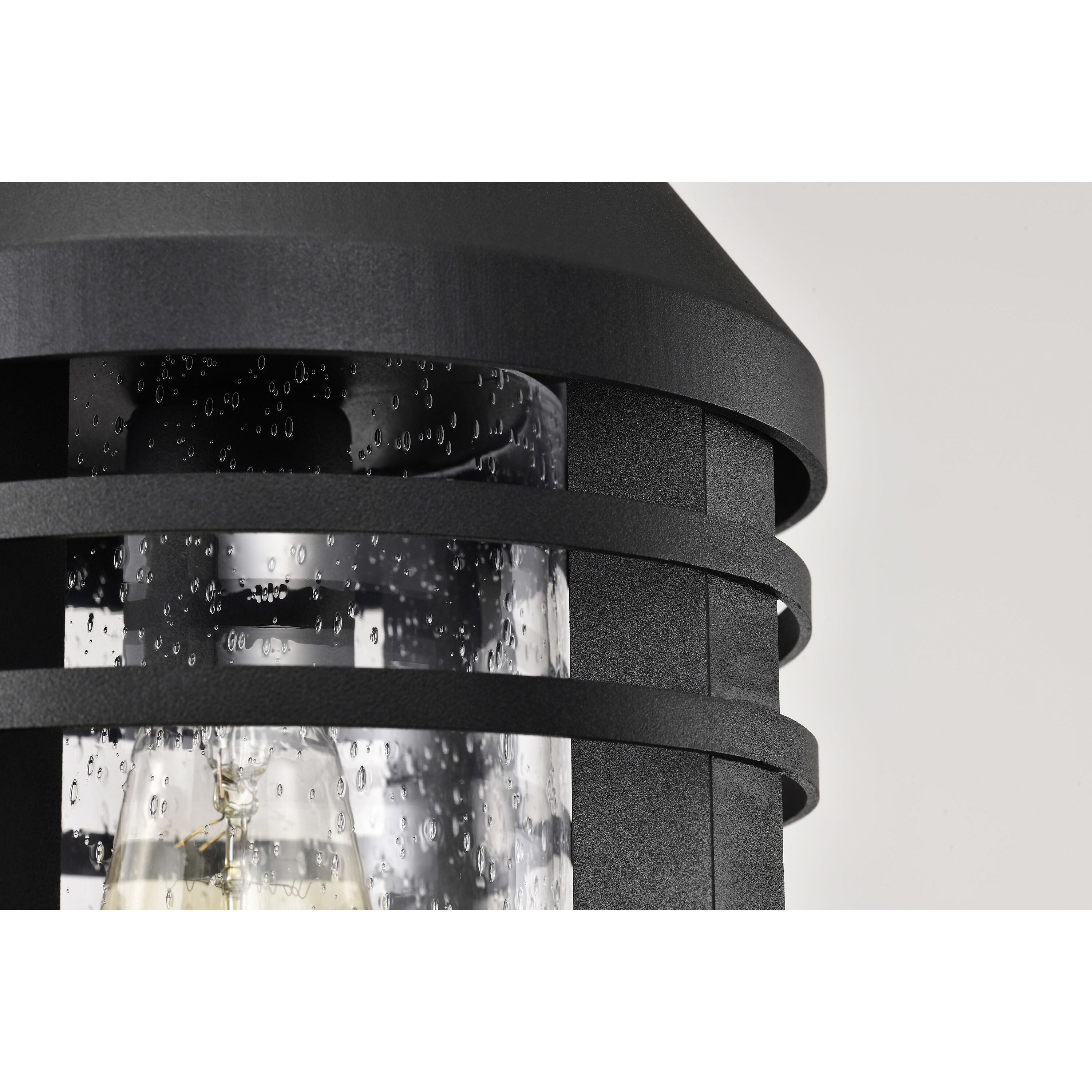 Wilton 1 Light 8.25 inch Matte Black Outdoor Hanging Light