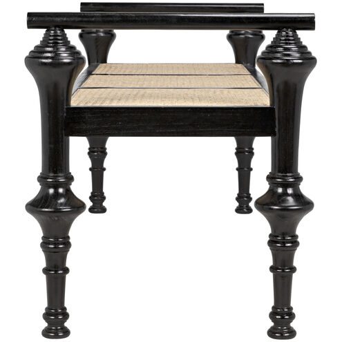 Indochine Charcoal Black Bench