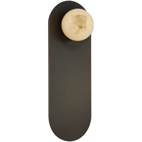 Kelly Wearstler Pertica LED 3.25 inch Mirrored Bronze Sconce Wall Light
