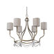 Margaret 6 Light 31 inch Washed Gold Chandelier Ceiling Light