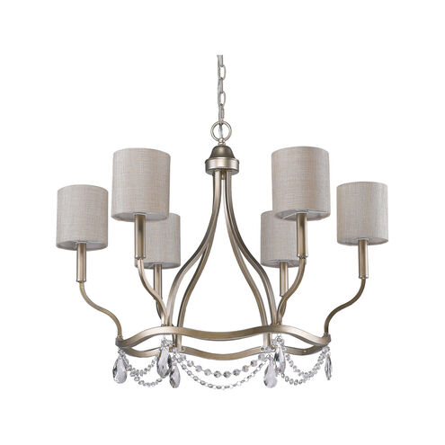 Margaret 6 Light 31 inch Washed Gold Chandelier Ceiling Light
