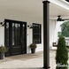 Skyflow 1 Light 10.6 inch Matte Black Outdoor Wall Light, Medium