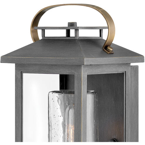 Coastal Elements Atwater LED 14 inch Ash Bronze Outdoor Wall Mount Lantern, Small