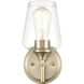 Ashford Indoor Wall Sconce Wall Light in Modern Gold