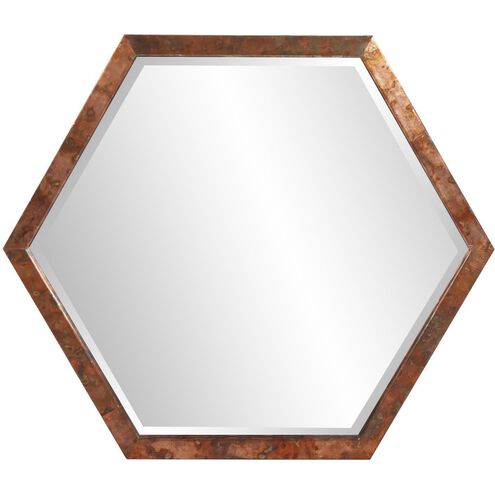 Felix 23.75 X 20.5 inch Copper Mirror