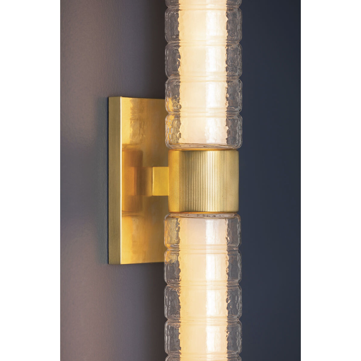 Castor LED 4.25 inch Aged Brass Bath and Vanity Wall Light