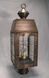 Woodcliffe 1 Light 22 inch Dark Antique Brass Post Lantern in Clear Seedy Glass, Chimney, Medium