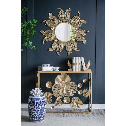 Garden 15.9 inch Blue and White Stool