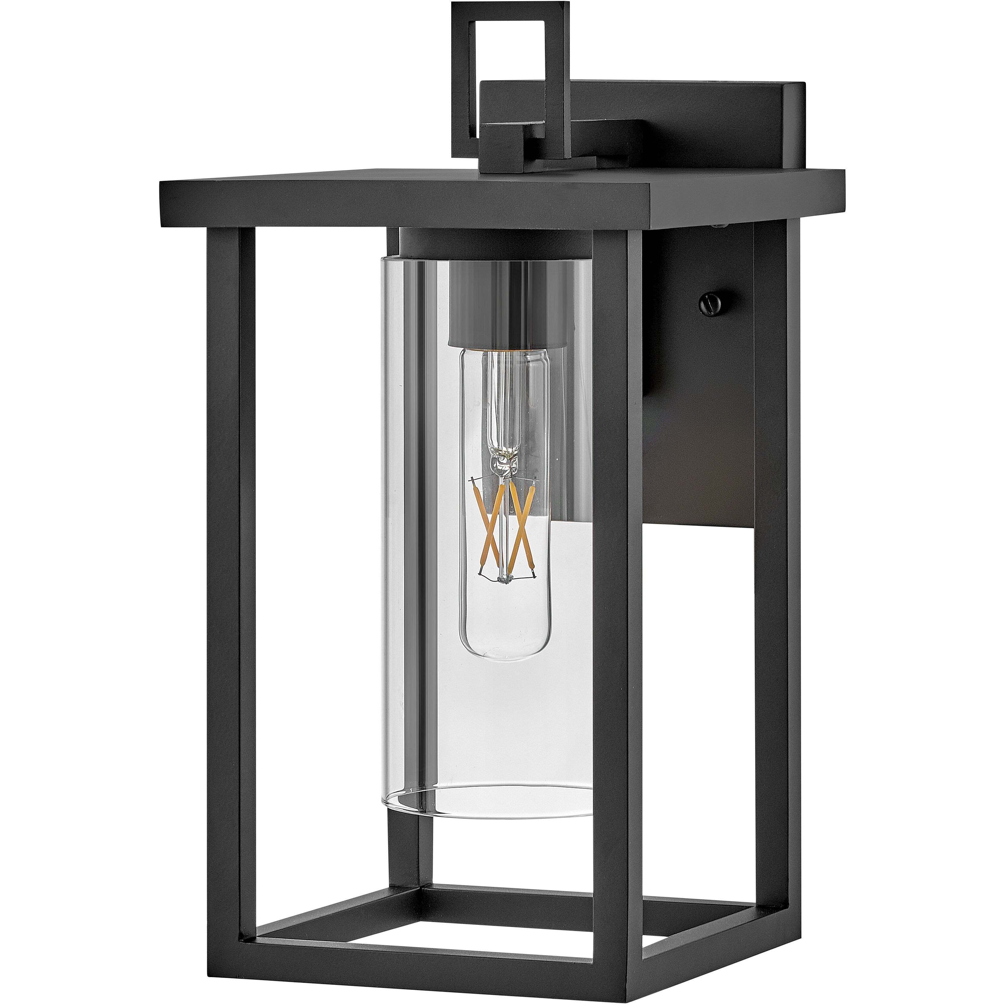 Mateo LED 13 inch Black Outdoor Wall Mount