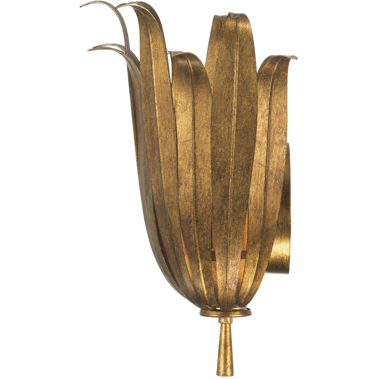 Eden 1 Light 13 inch Antique Gold Sconce Wall Light