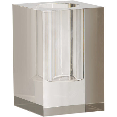 Transparent 5.9 X 3.9 inch Vase in Gray