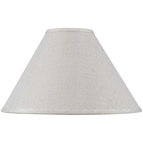 Burlap Light Heather 21 inch Shade