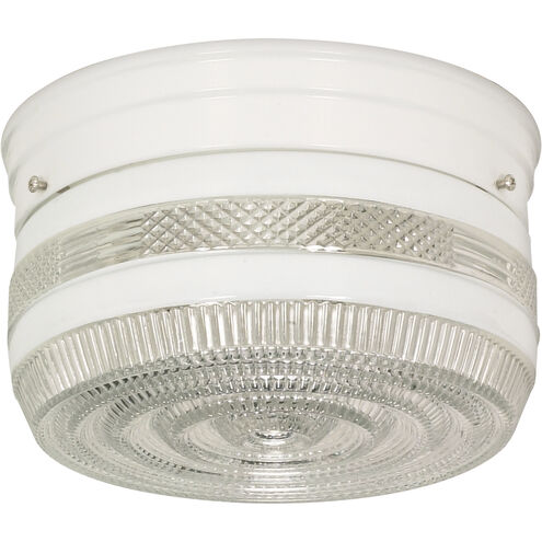 Brentwood 2 Light 8 inch White Flush Mount Ceiling Light