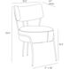 Enid Oatmeal Linen and Natural Iron Chair