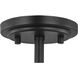 Adley 3 Light 18.12 inch Matte Black Semi-Flush Convertible Light Ceiling Light