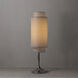 Lollipop 31 inch 14 watt Black Nickel Table Lamp Portable Light