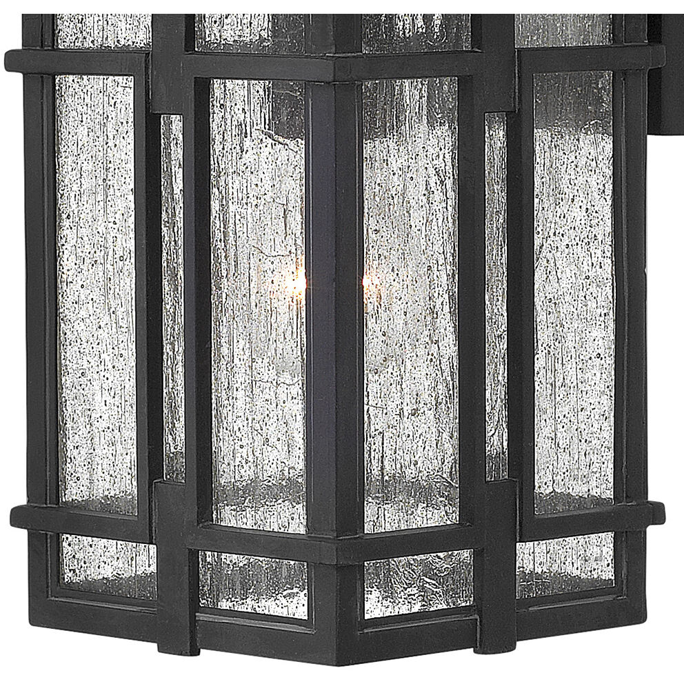 Tucker Outdoor Wall Mount Lantern in Museum Black, Small