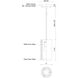 Firenze 1 Light 4 inch White Pendant Ceiling Light