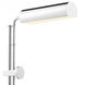 Satire 23 inch 10 watt Polished Nickel Table Lamp Portable Light