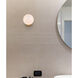 Mimi 1 Light 6 inch Brass Bath Sconce Wall Light, can be Ceiling Mounted