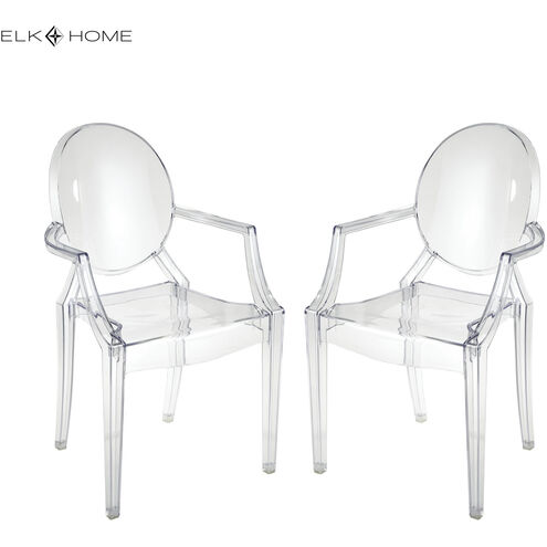 Vanish Clear Chair, Set of 2