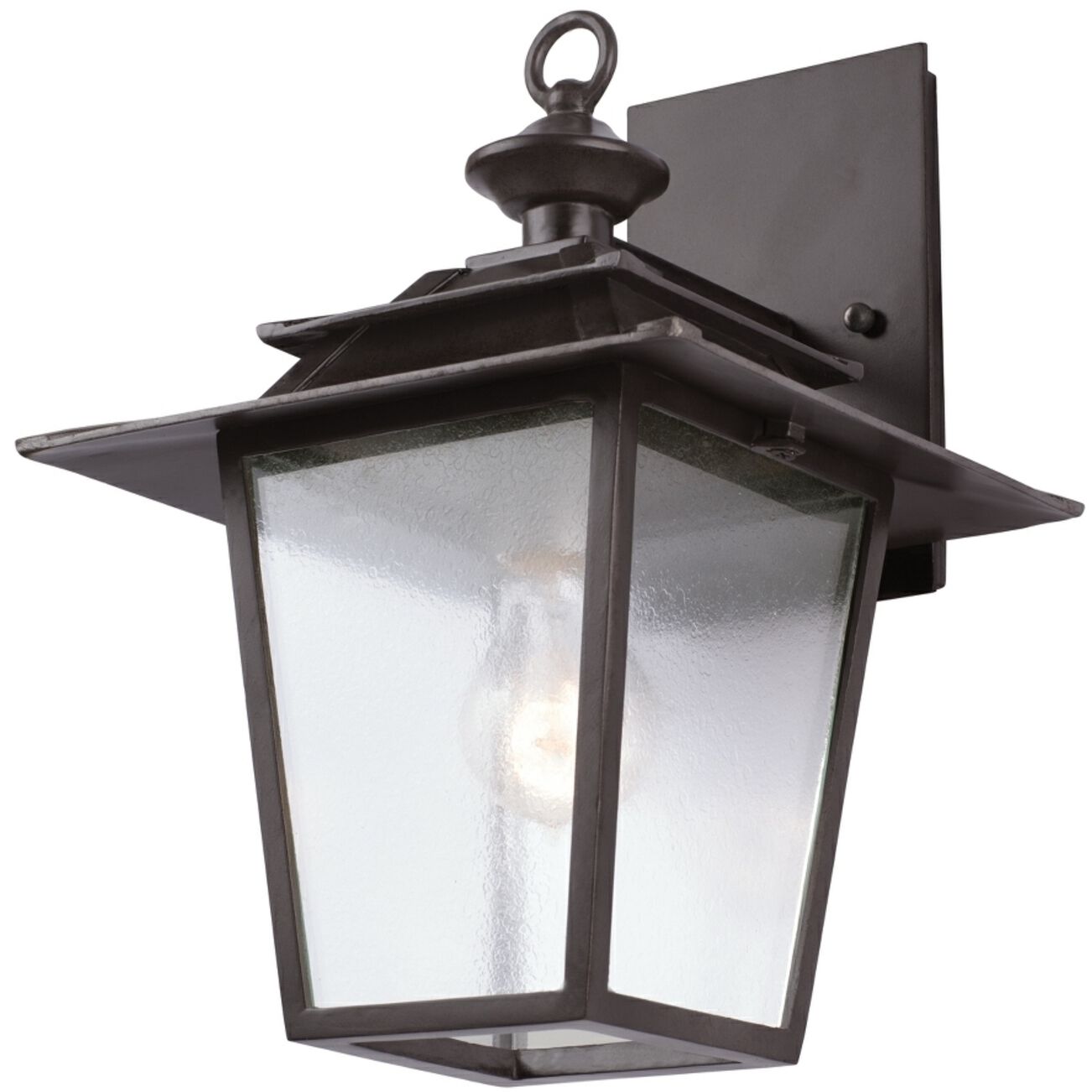 Saddlebrook 1 Light 14 inch Aged Iron Outdoor Wall Sconce