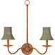 Bell Teal Chandelier Shade, Suzanne Duin Collection