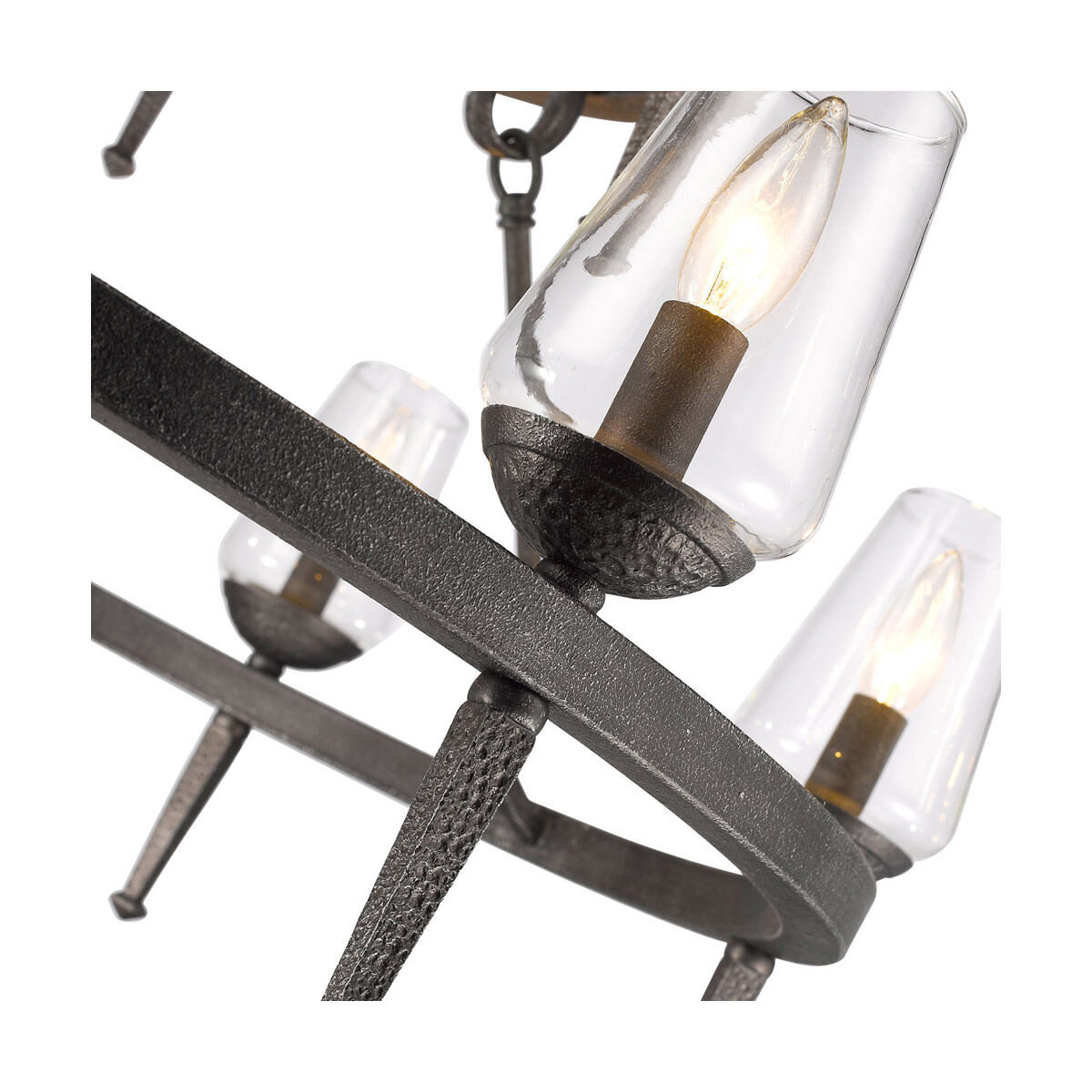 Marcellis 9 Light 34 inch Dark Natural Iron Chandelier Ceiling Light, Large