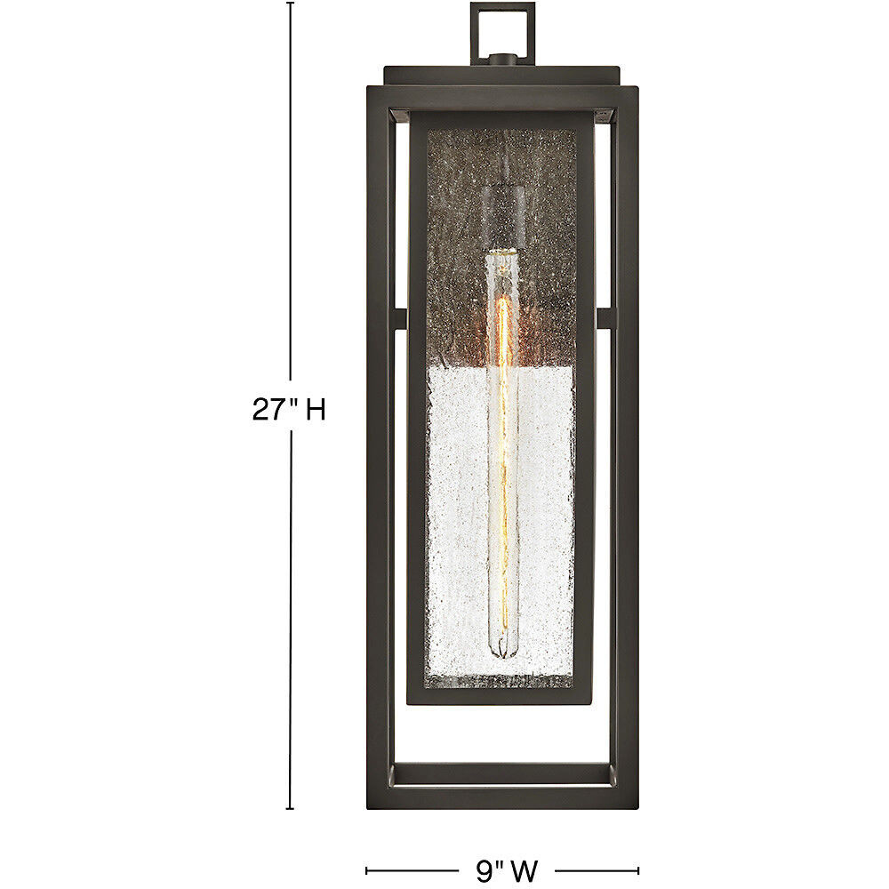 Coastal Elements Estate Series Republic 1 Light 27 inch Oil Rubbed Bronze Outdoor Wall Mount