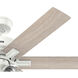 Fonthill 52 inch Fresh White with Light Oak/Fresh White Blades Ceiling Fan