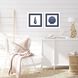 Waterside Collection Blue Framed Art
