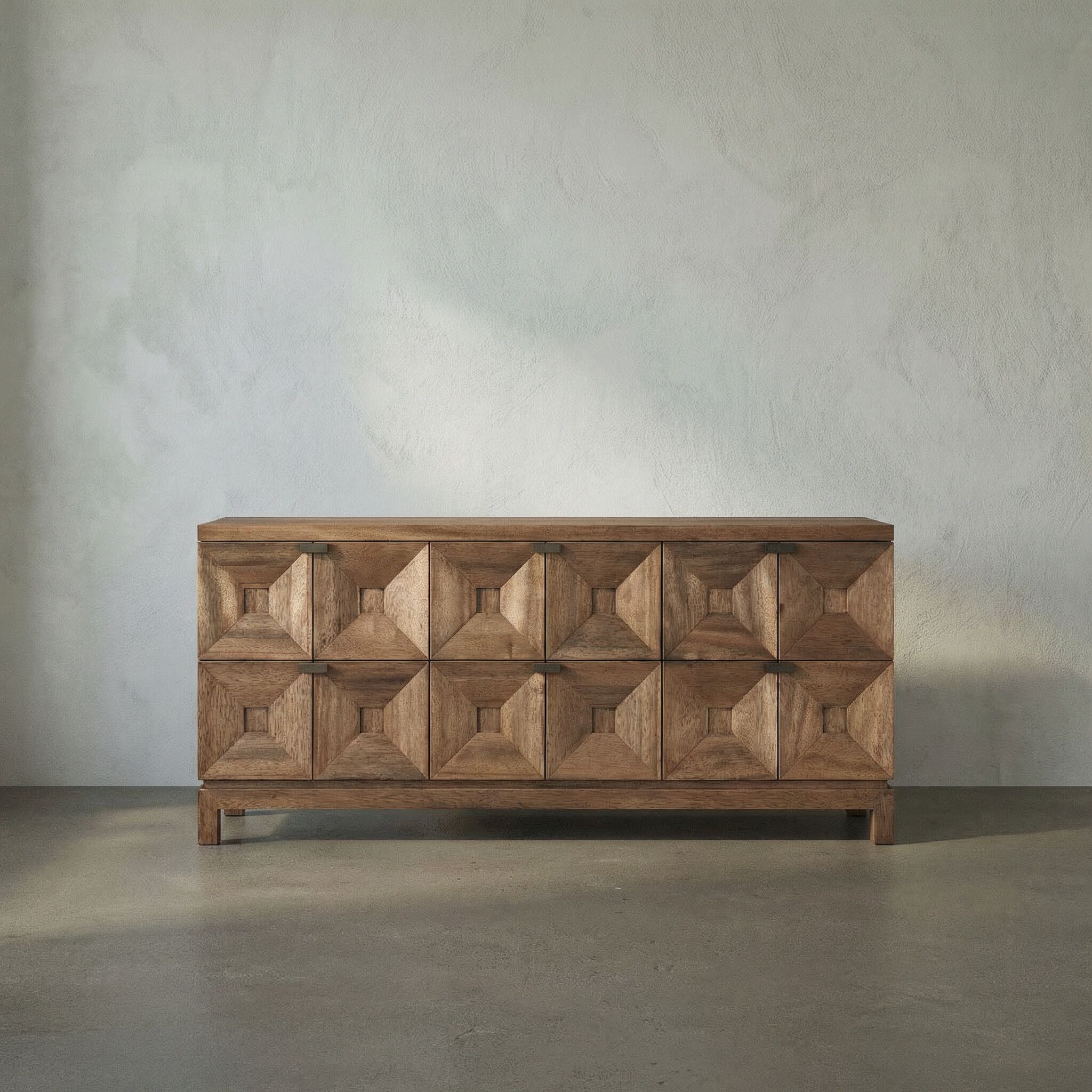 Musashi Dark Walnut Dresser, 6 Drawer