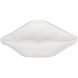 Lips White Fiber Cement Statue