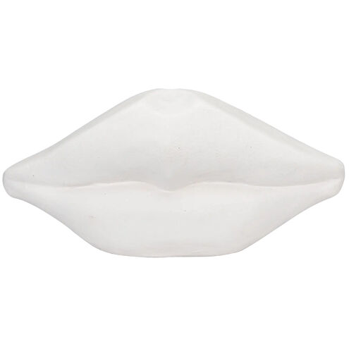 Lips White Fiber Cement Statue