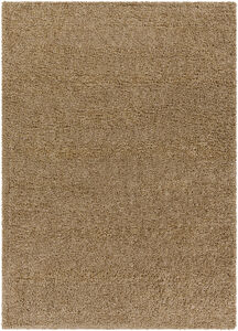 Deluxe Shag 36 X 24 inch Brick Rug, Rectangle
